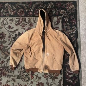 Carhartt J140 Duck Active Jacket Quilted Vintage SZ LARGE - STAIN SEE PHOTOS